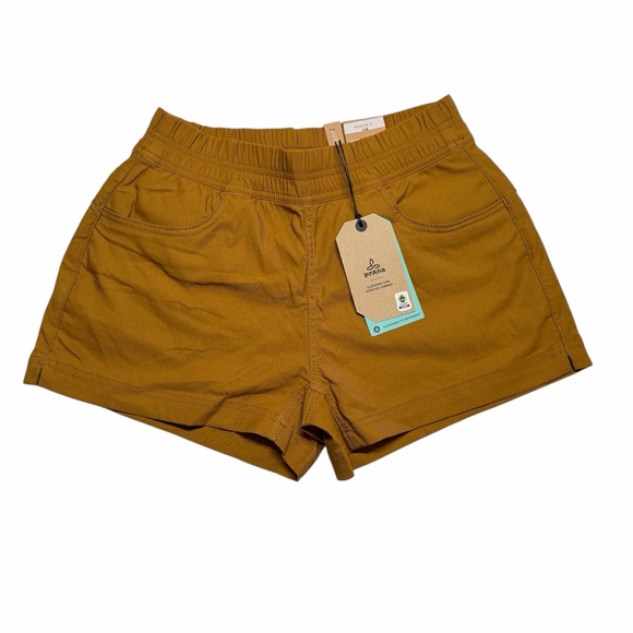 Prana Pants - Prana Halle E-Waist Shorts Womens Size 2, 3" Inseam Bronze Outdoors Hiking NEW